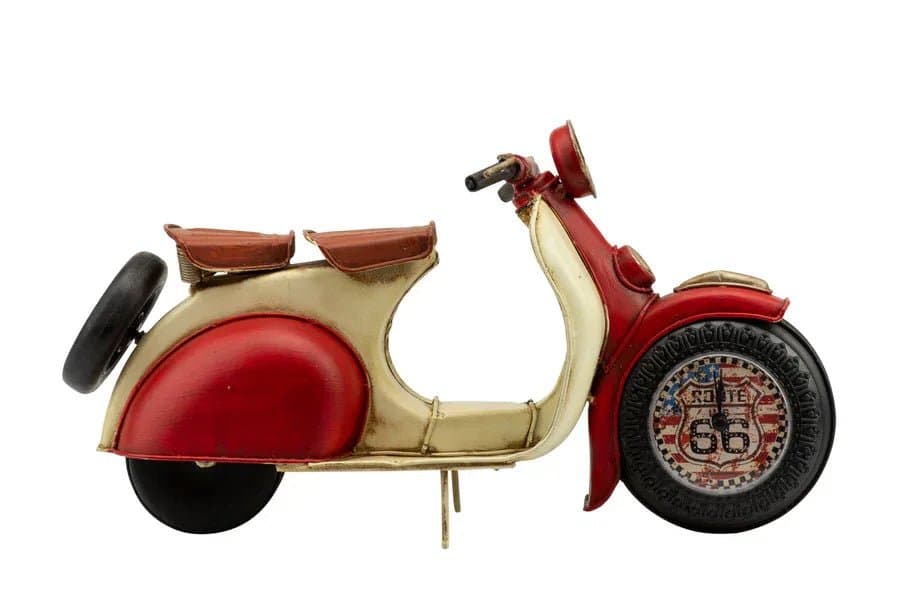 Moto Harmony Sveglietta moto metallo colorata america Porcellana - 3