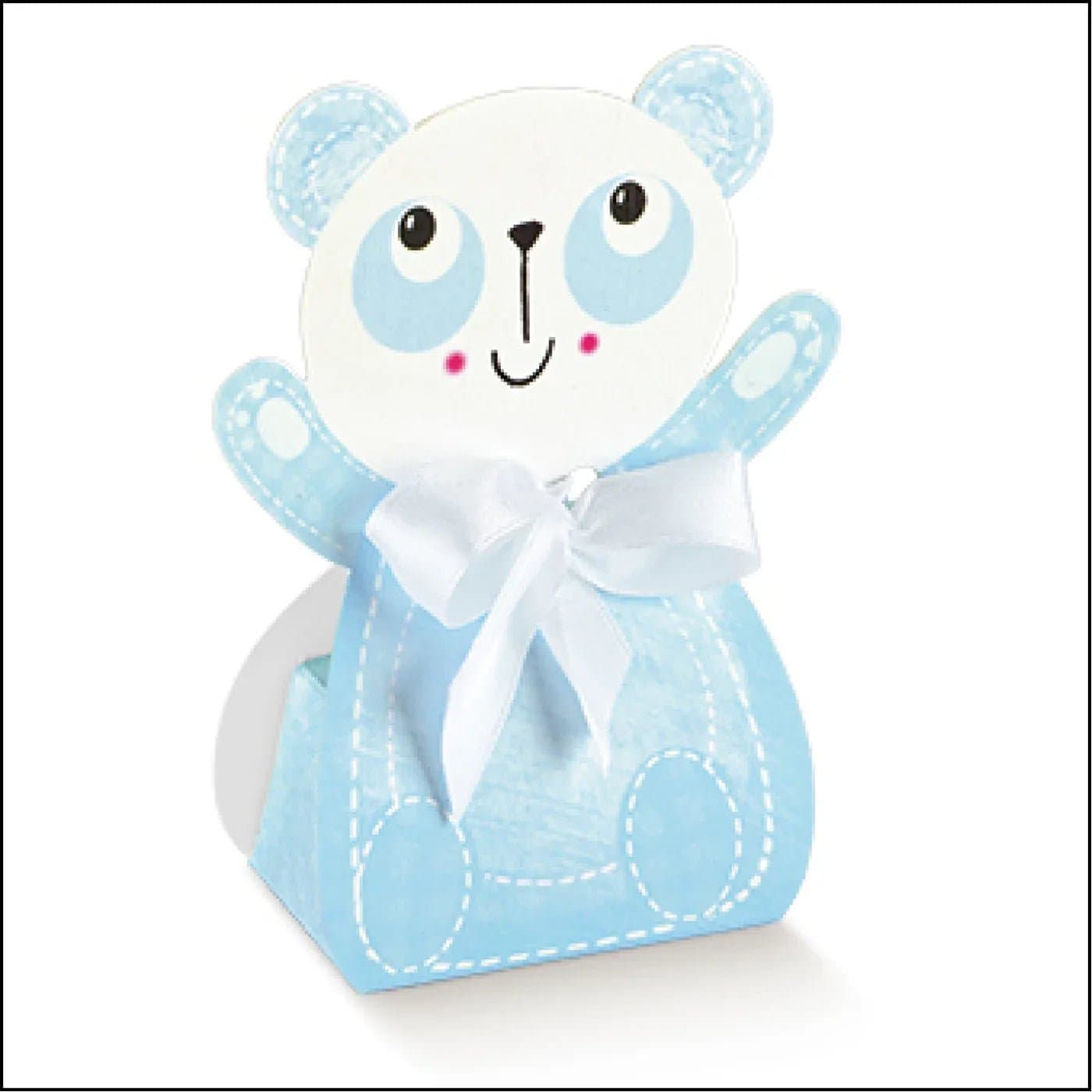 Scatolina Nascita Bimbo Panda Florentina Celeste - 2