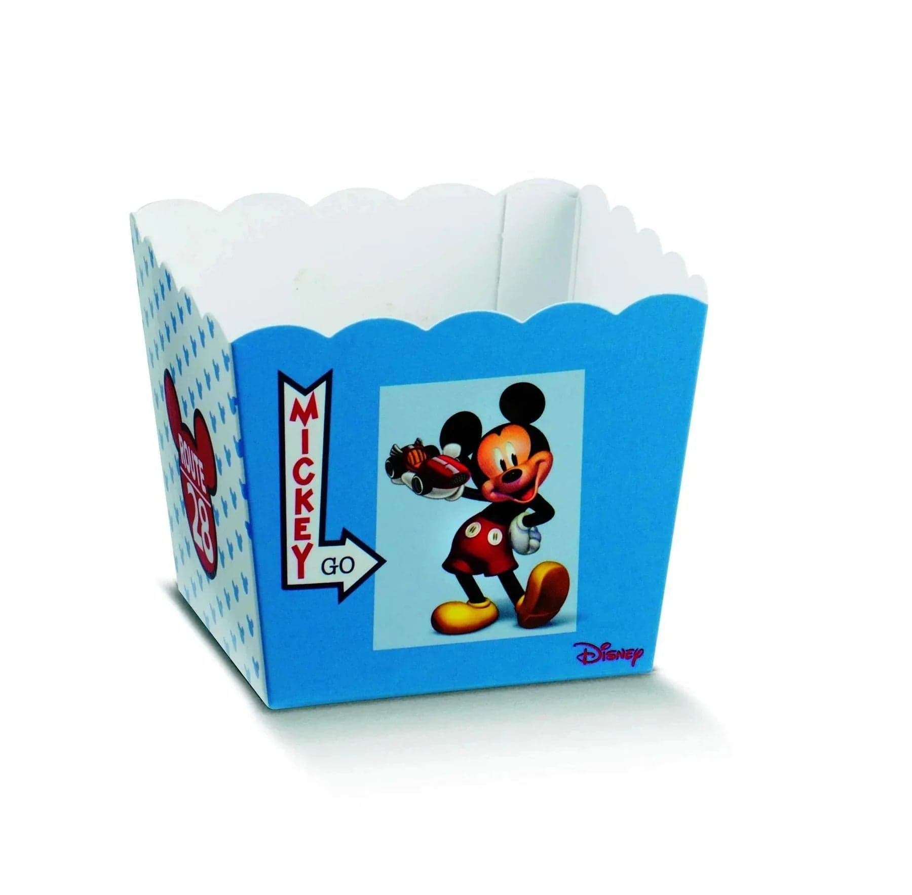 Scatolina Nascita Bimbo vaso Disney Topolino Mickey Celeste - 2