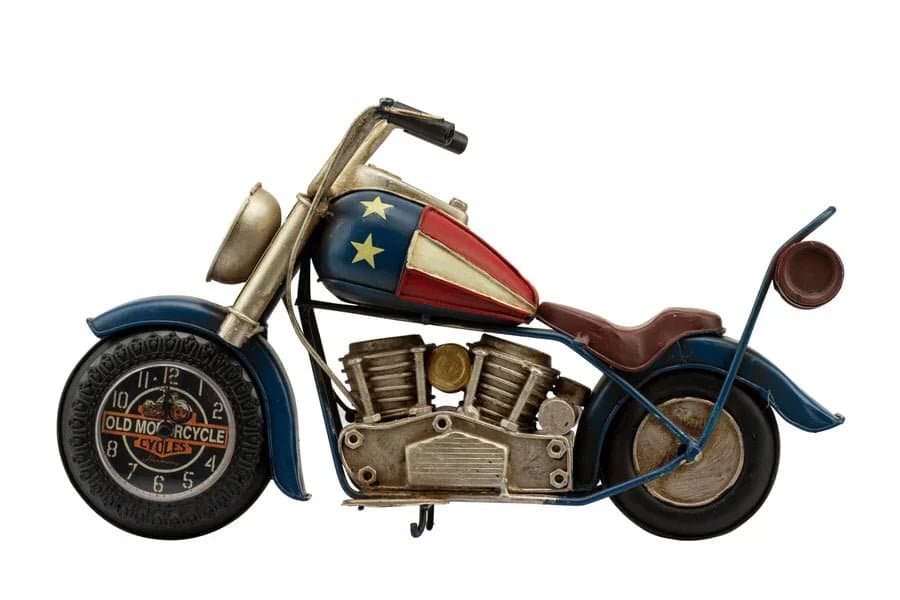 Moto Harmony Sveglietta moto metallo colorata america Porcellana - 1