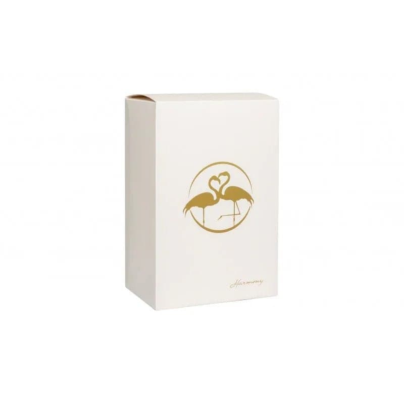 2 Pezzi Matrimonio Harmony Porta candela con glitter oro  Cristallo - 2