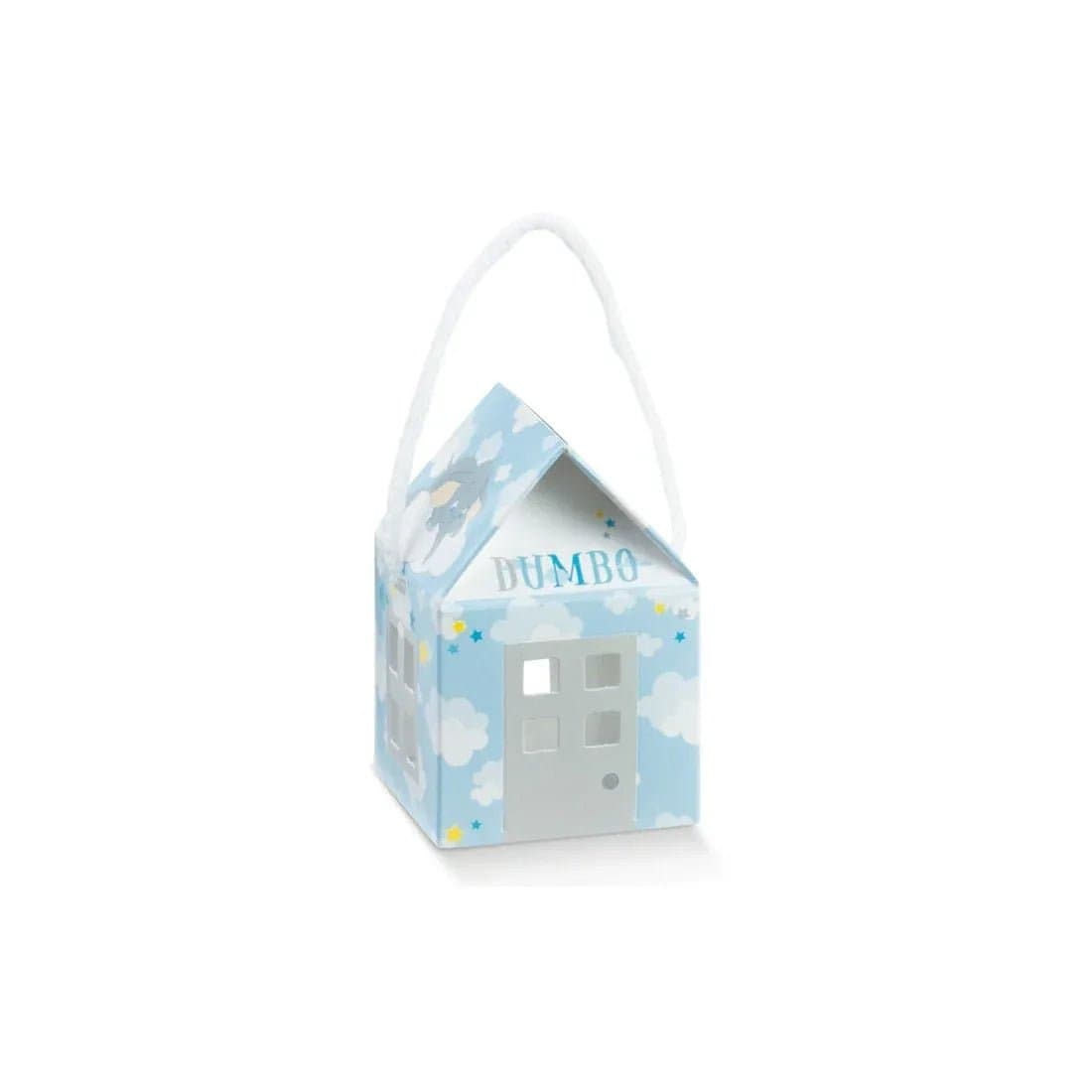 Scatolina Nascita Bimbo Casetta Disney Dumbo Elefante celeste - 2