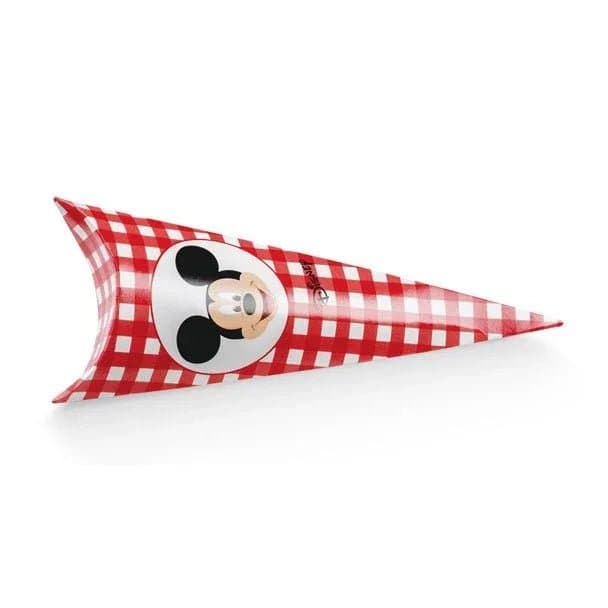 Scatolina Nascita Bimbo Cono Disney Topolino Rosso - 2