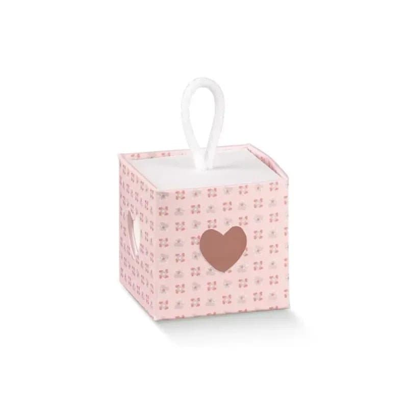 Scatolina Nascita Bimba Florentina Bloom Rosa - 2