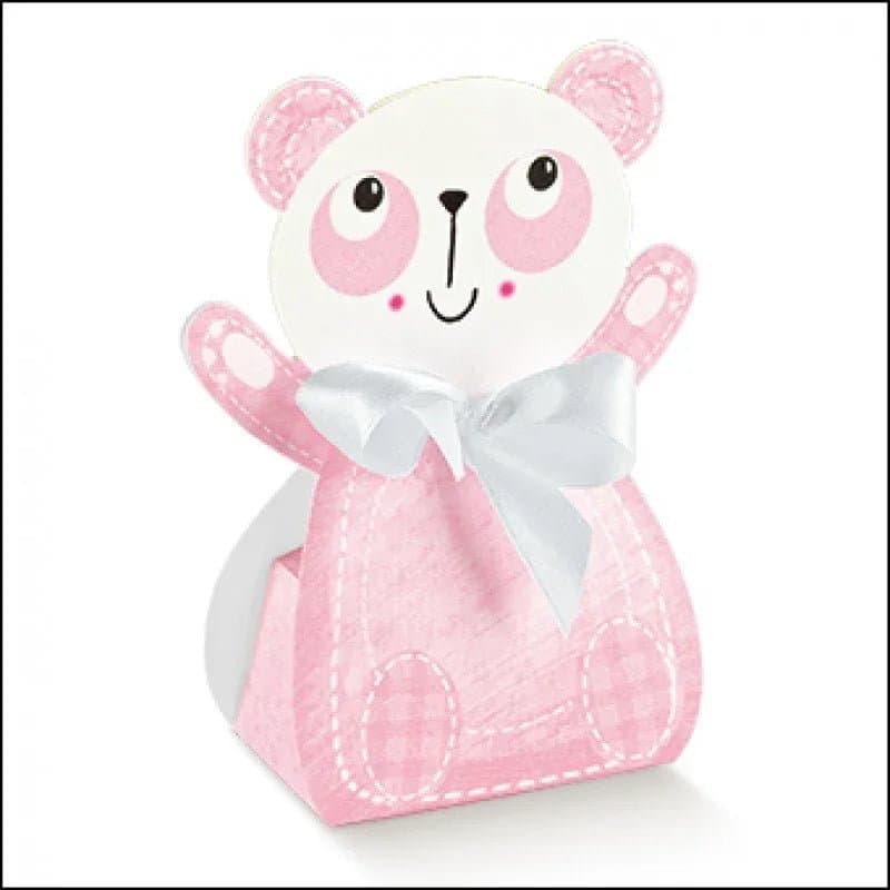Scatolina Nascita Bimba Panda Florentina Rosa - 2