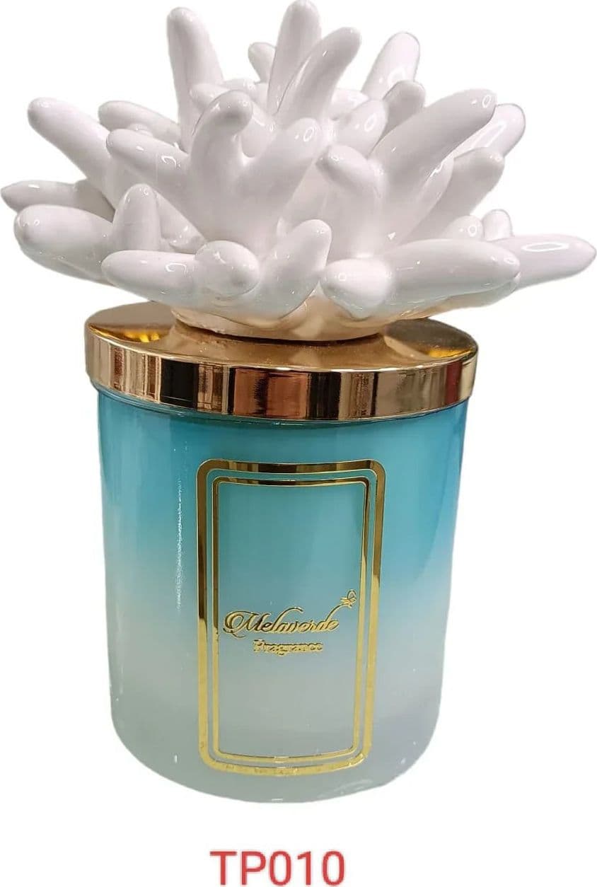Candela Melaverde Tropicana Bianca – Bomboniera in Porcellana - 2
