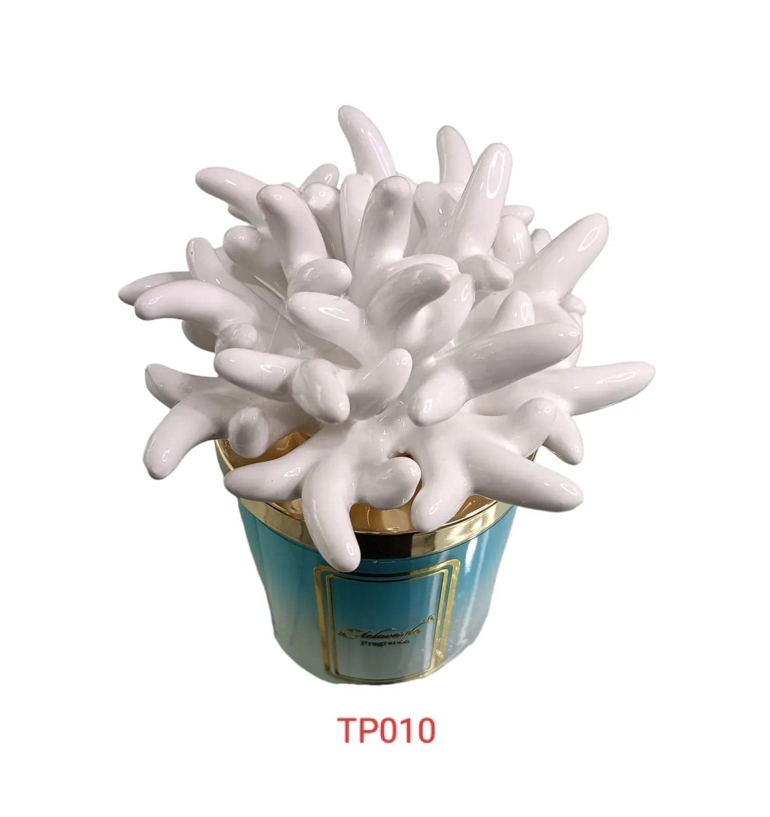 Candela Melaverde Tropicana Bianca – Bomboniera in Porcellana - 3