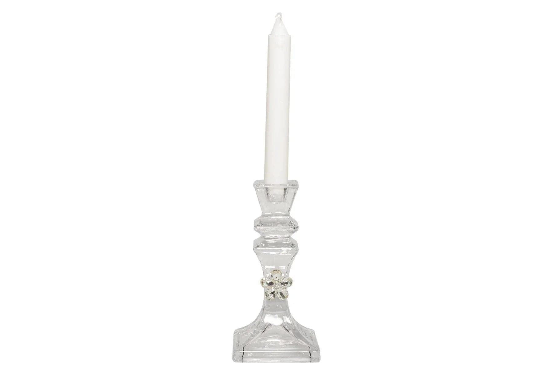 2 Pezzi Matrimonio Harmony Porta candela  Vetro - 2