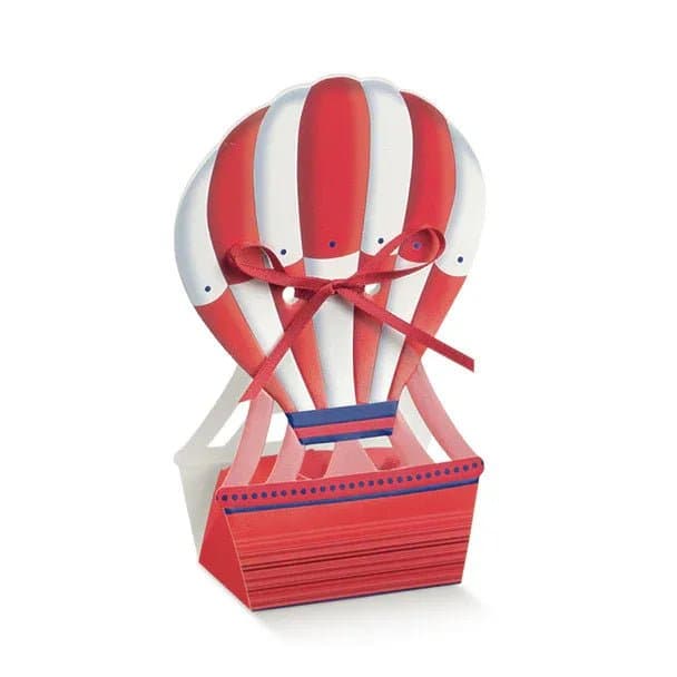 Scatolina Nascita Bimbo Bimba Mongolfiera Rossa Florentina - 2
