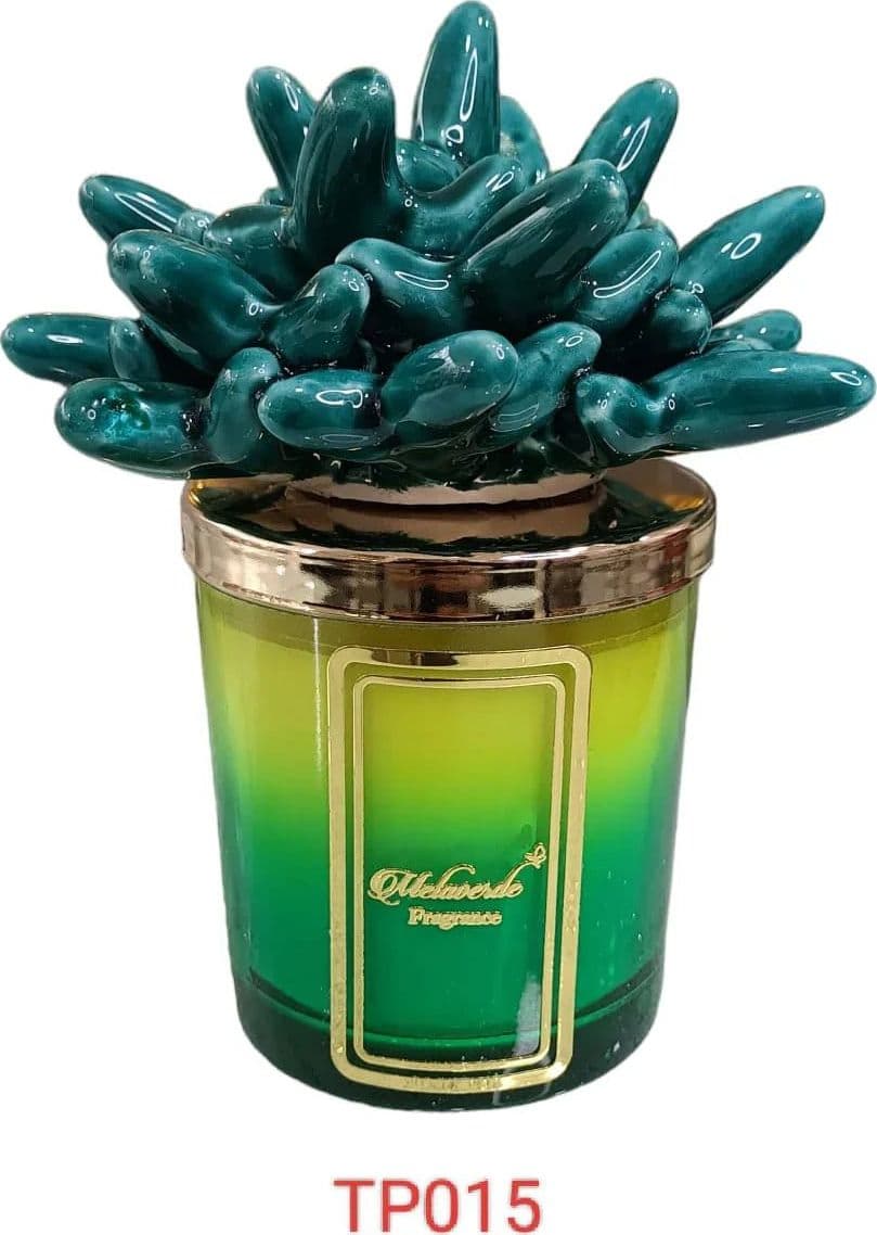Candela Media Ceramica Melaverde Tropicana Bomboniera - 2
