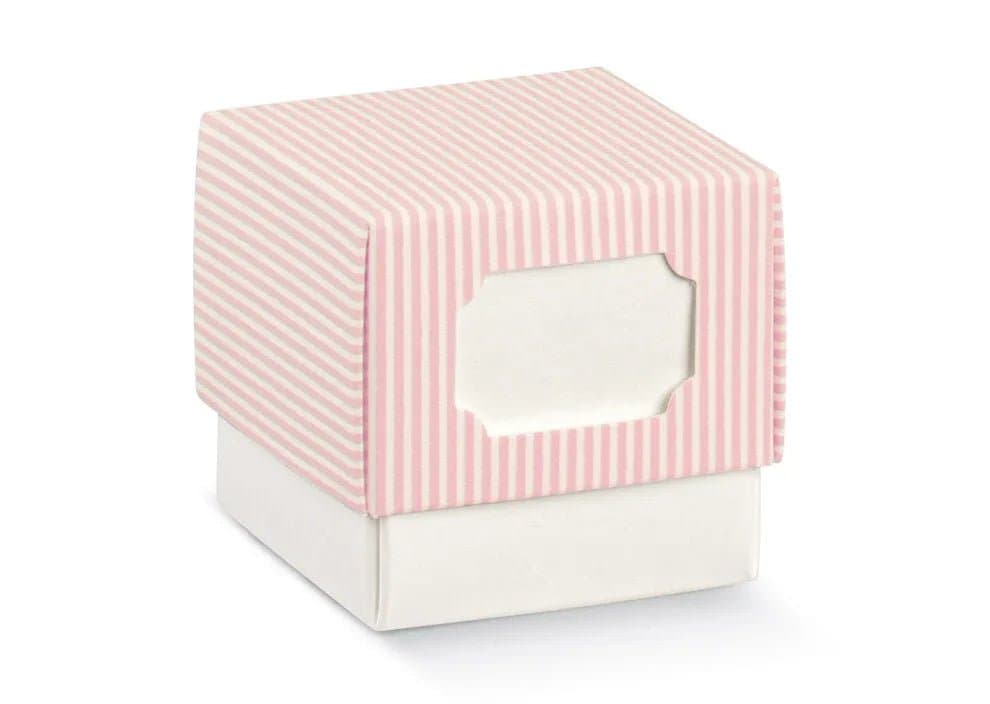 Scatolina Nascita Bimba Florentina Millerighe Rosa - 2