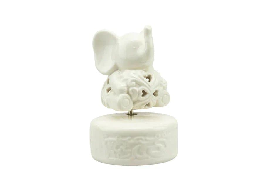 2 Pezzi Matrimonio Harmony Carillon elefante traforato PRCM24124  Porcellana - 5
