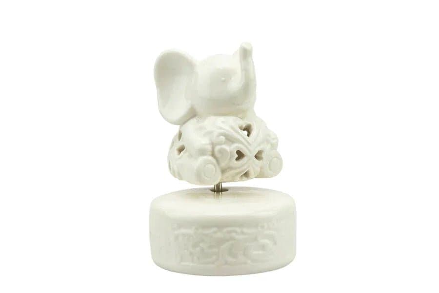 2 Pezzi Matrimonio Harmony Carillon elefante traforato PRCM24124  Porcellana - 4