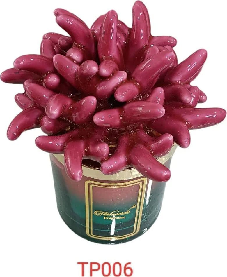 Candela Melaverde Tropicana Fucsia – Bomboniera in Porcellana - 3