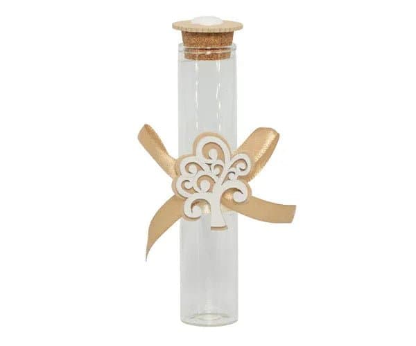 8 Pezzi Matrimonio Harmony Fialetta vetro con albero  Vetro - 2