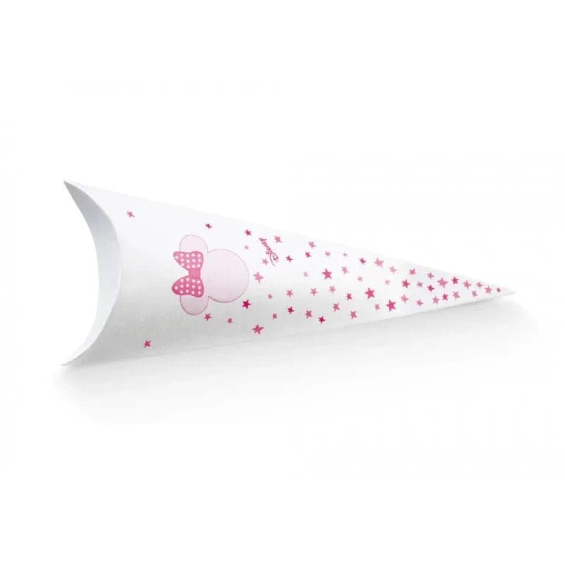 Scatolina Nascita Bimba Cono Disney Minnie Stars Rosa - 2