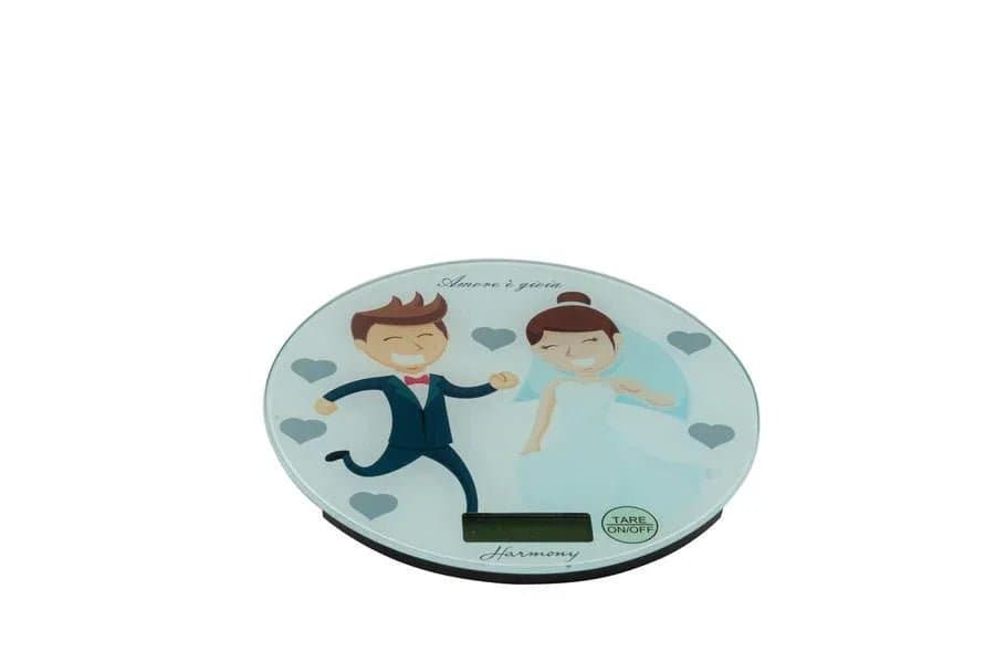 2 Pezzi Matrimonio Harmony Bilancia da cucina digitale  Vetro - 4