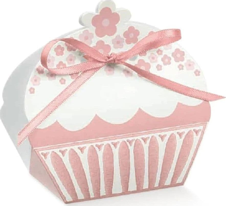 Scatolina Nascita Bimba Cup Cake Florentina Rosa