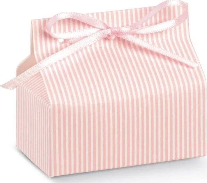 Scatolina Nascita Bimba Chic Florentina Millerighe Rosa