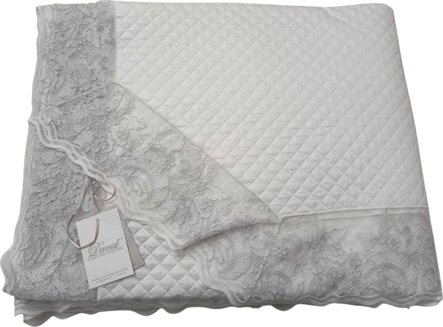 Trapuntino David Principessa Quilt Matrimoniale Raso Cotone - 3