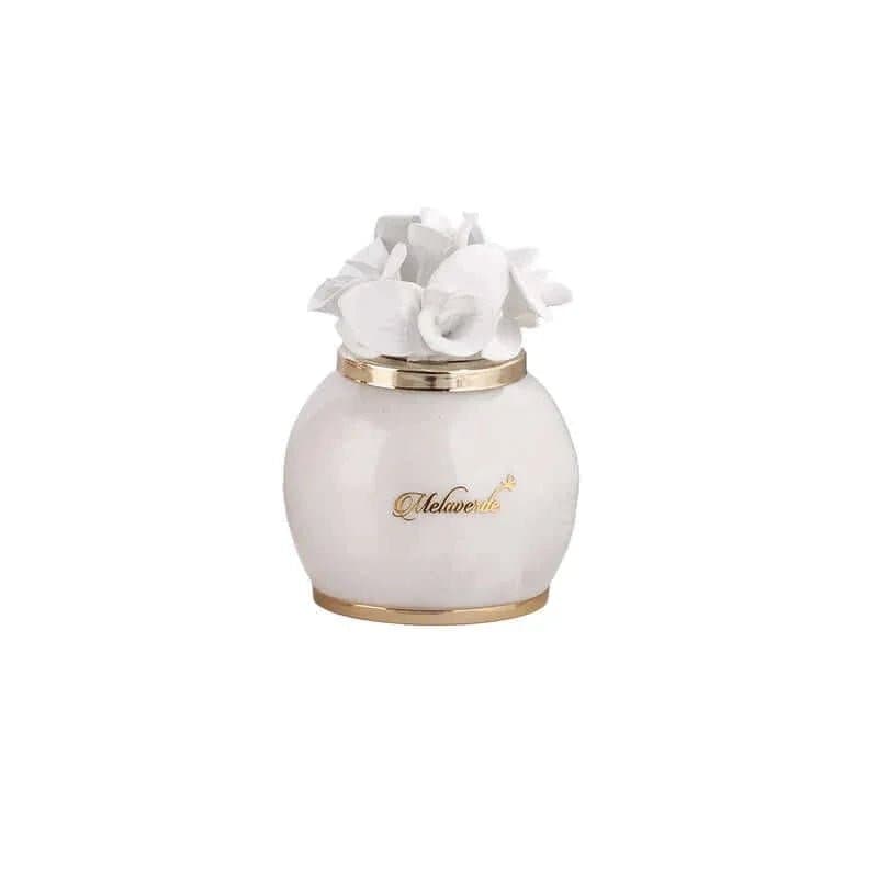 Lampada Bomboniera Melaverde Orchidea in Porcellana – Made in Italy - 2