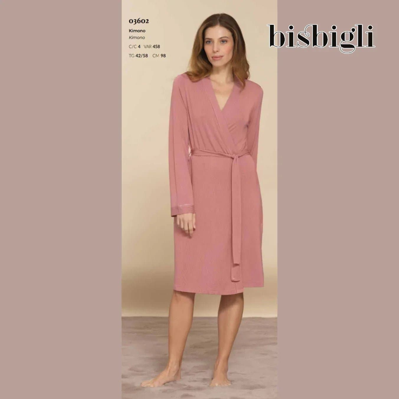 Kimono Donna Bisbigli BP203602 Old Copper – Elegante e Confortevole - 2