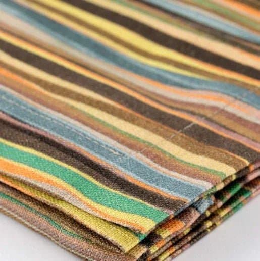 Runner Reevèr Madagascar Rigato 50x150 cm Cotone Fiammato - 3