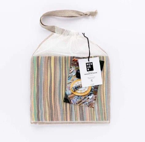 Runner Reevèr Madagascar Rigato 50x150 cm Cotone Fiammato - 4