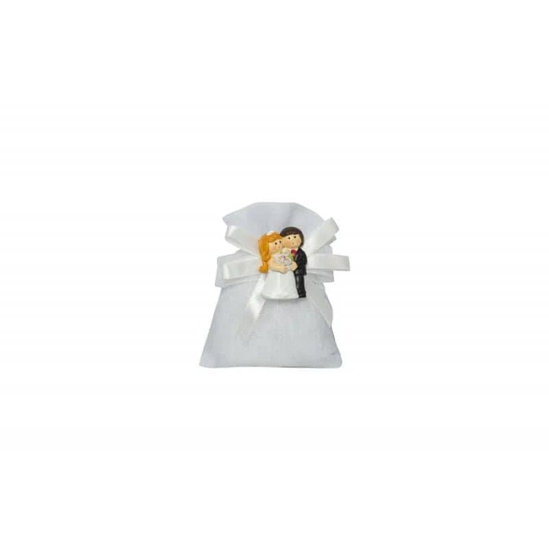 5 Pezzi Sacchetto Matrimonio Harmony Magneti sposi Resina - 2