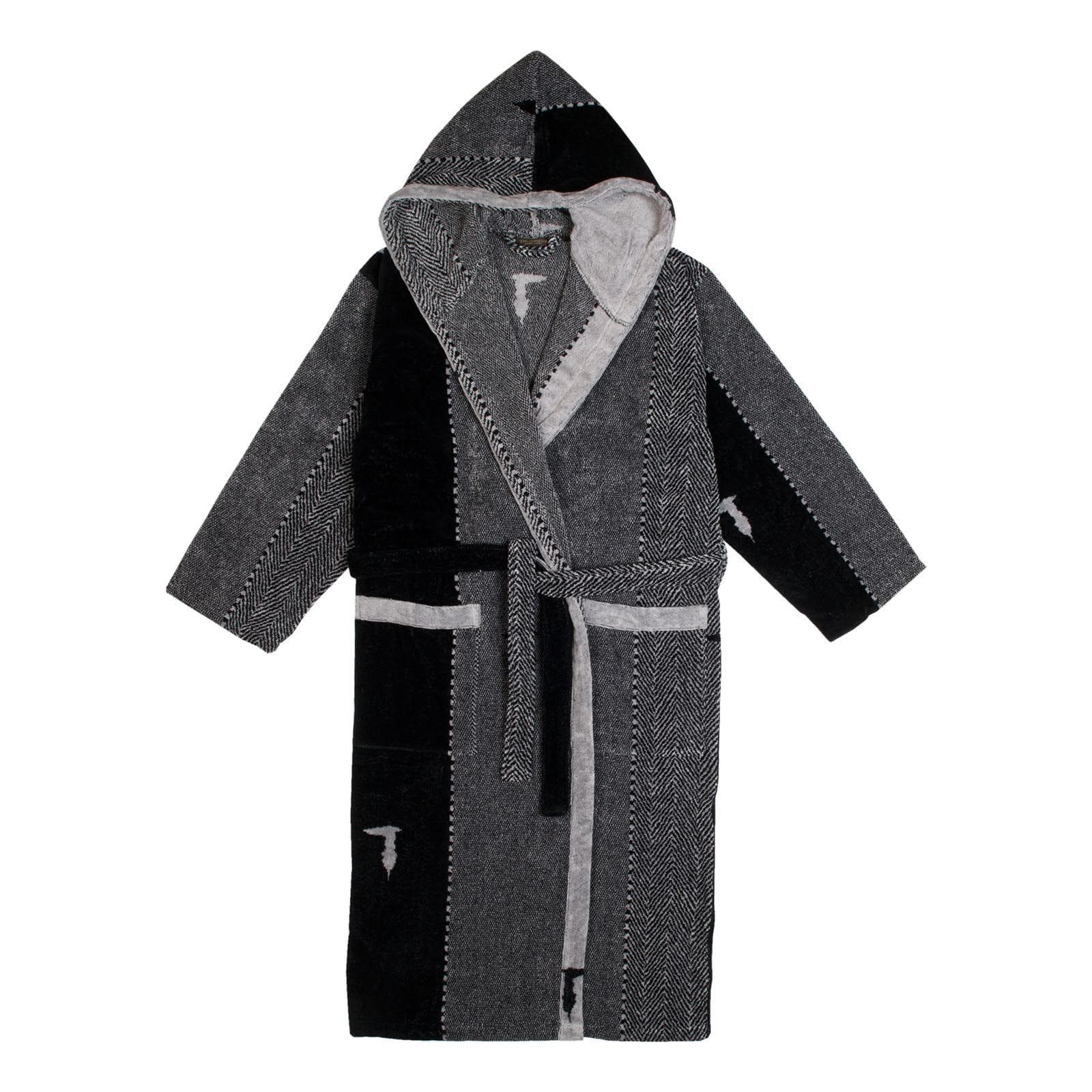 Accappatoio New Tweed XXL Trussardi Grigio Cotone - 2