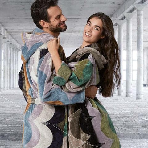 Accappatoio Madrid S/M Mirabello Carrara Spugna Cotone - 3