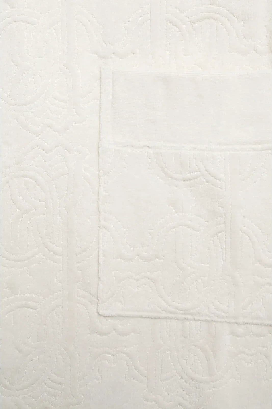 Accappatoio Logo XXL Roberto Cavalli Bianco Cotone - 5