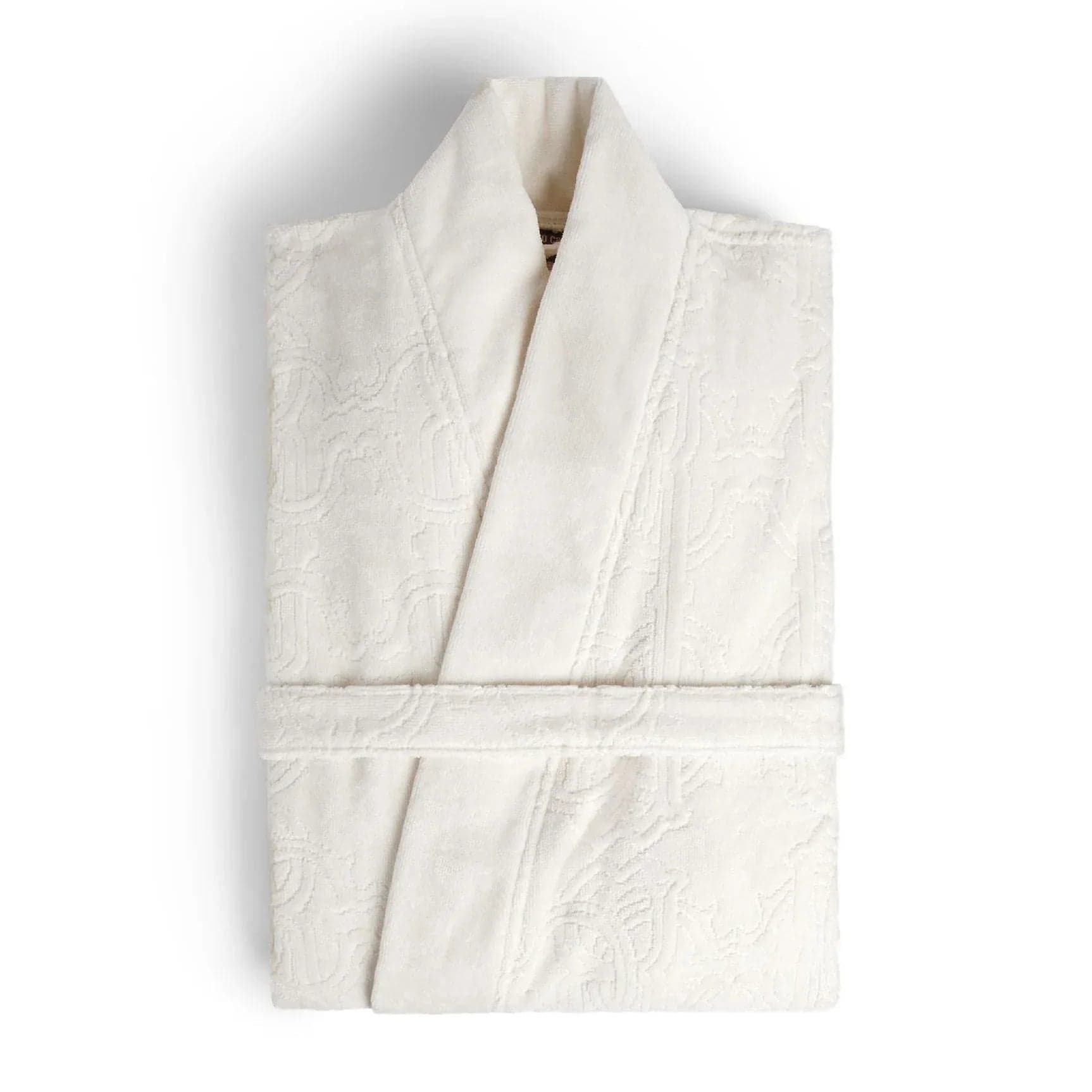 Accappatoio Logo S/M Roberto Cavalli Bianco Cotone - 4