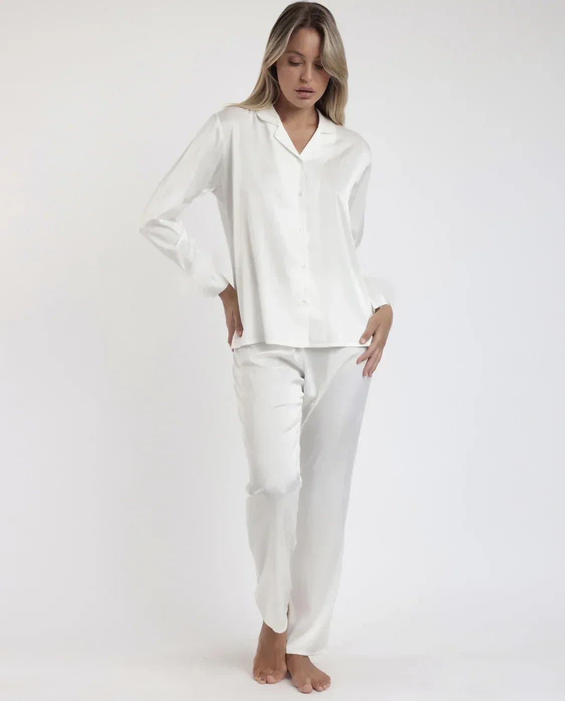 Pigiama Donna Admas Luxury Edizione Limitata con Camicia Aperta e Pantalone Lungo - 15