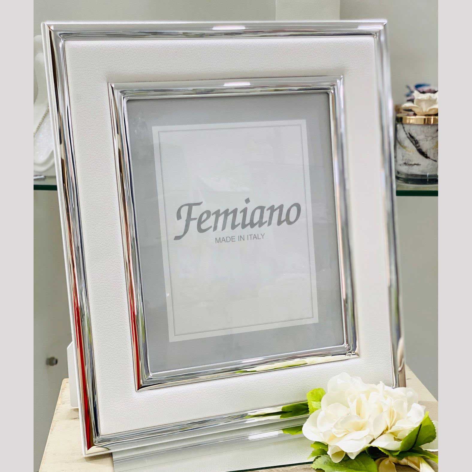Portafoto Femiano Pelle bianca - 2