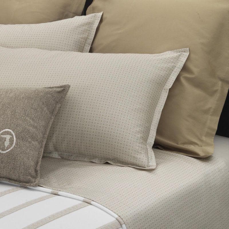 Completo Lenzuola Trussardi Micro Circles Raso Cotone Matrimoniale - 3
