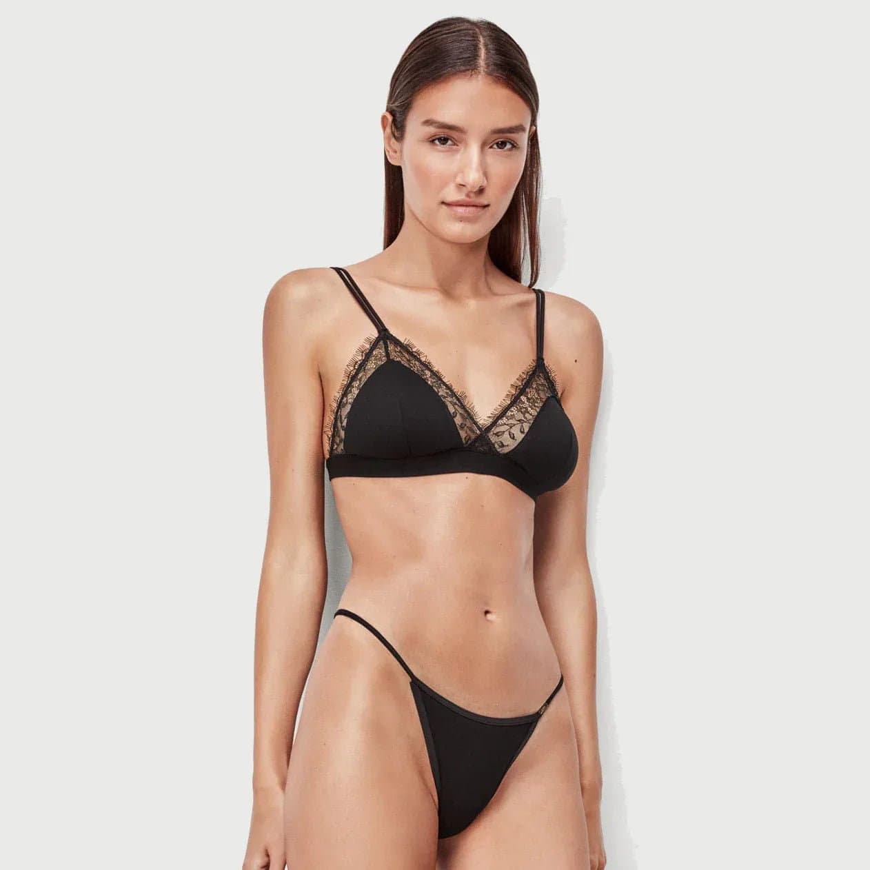 Completo Intimo Gisela Elegante in Pizzo Made in Italy - 3