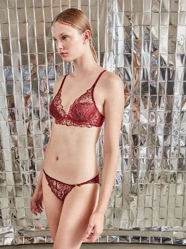 Completo Intimo Gisela Bralette Ricamata con Ferretto - 3
