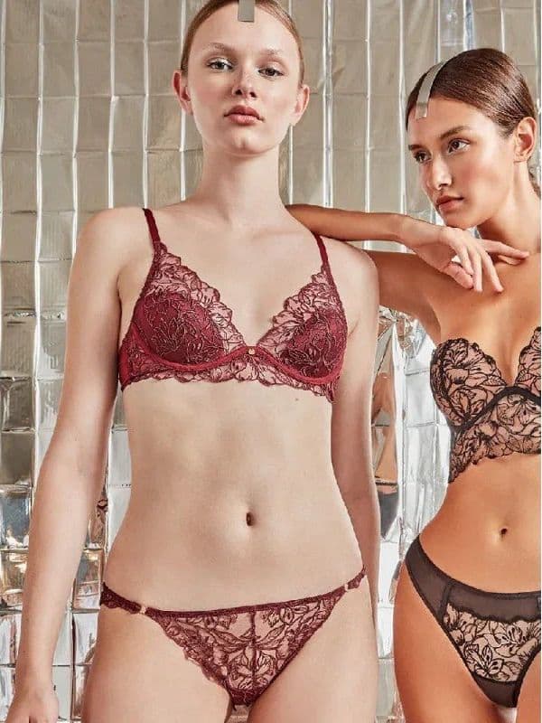 Completo Intimo Gisela Bralette Ricamata con Ferretto - 2