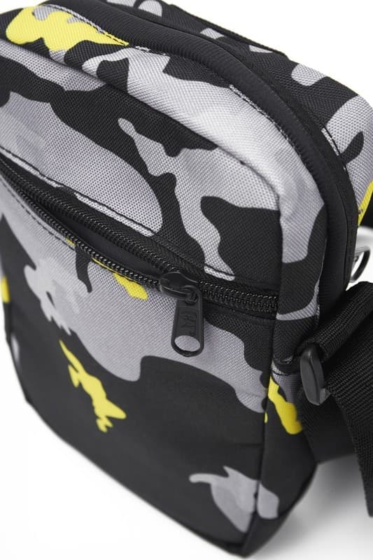 CATERPILLAR CAT Ryan Shoulder Bag 84058-634 – AOP Camo Black/Grey/Yellow - 3