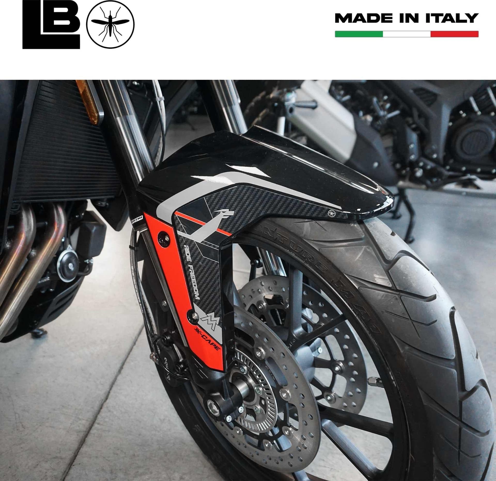 Adesivi 3D Parasteli Parafango compatibili con Moto Morini X-Cape 700 2025 - 9