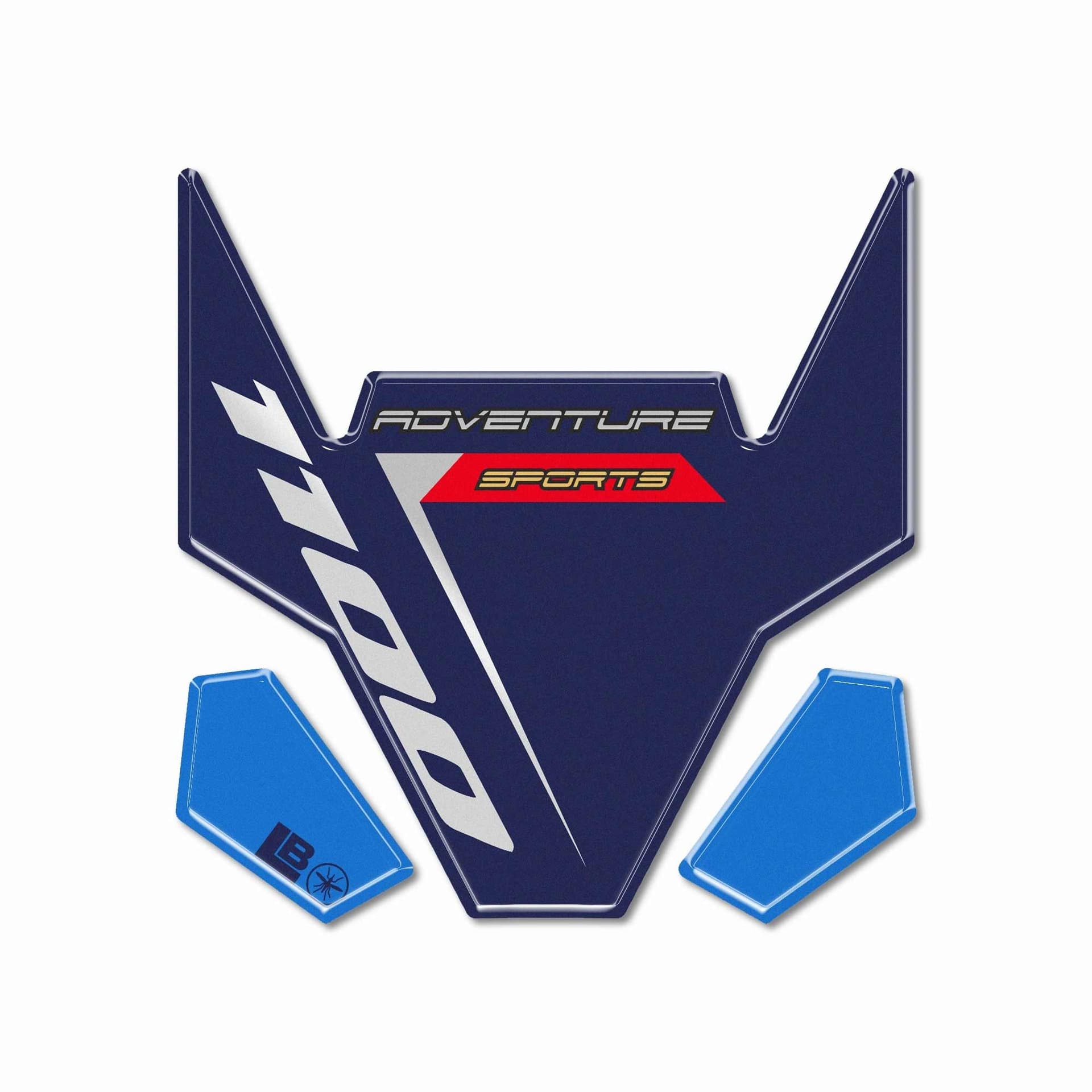 Paraserbatoio moto Adesivo Gel 3D compatibile con Honda Africa Twin Adv 2025 - 2