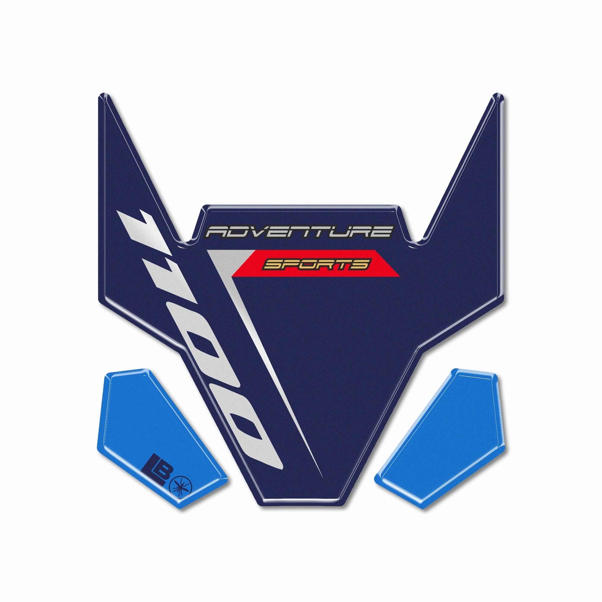 Paraserbatoio moto Adesivo Gel 3D compatibile con Honda Africa Twin Adv 2025 - 2