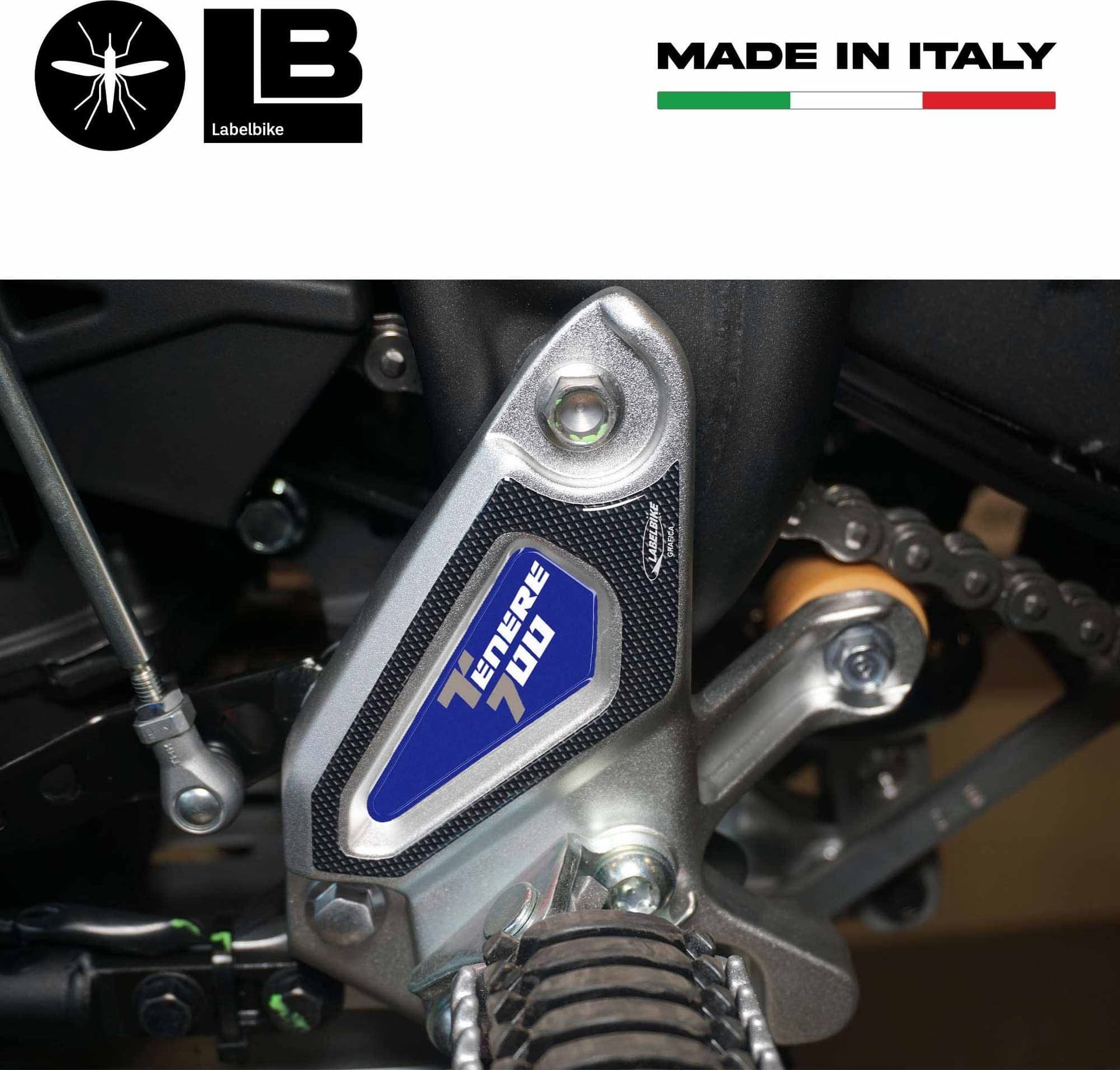 Adesivi gel 3D protezioni battitacco compatibili con Yamaha Tenere 700 2025 - 3