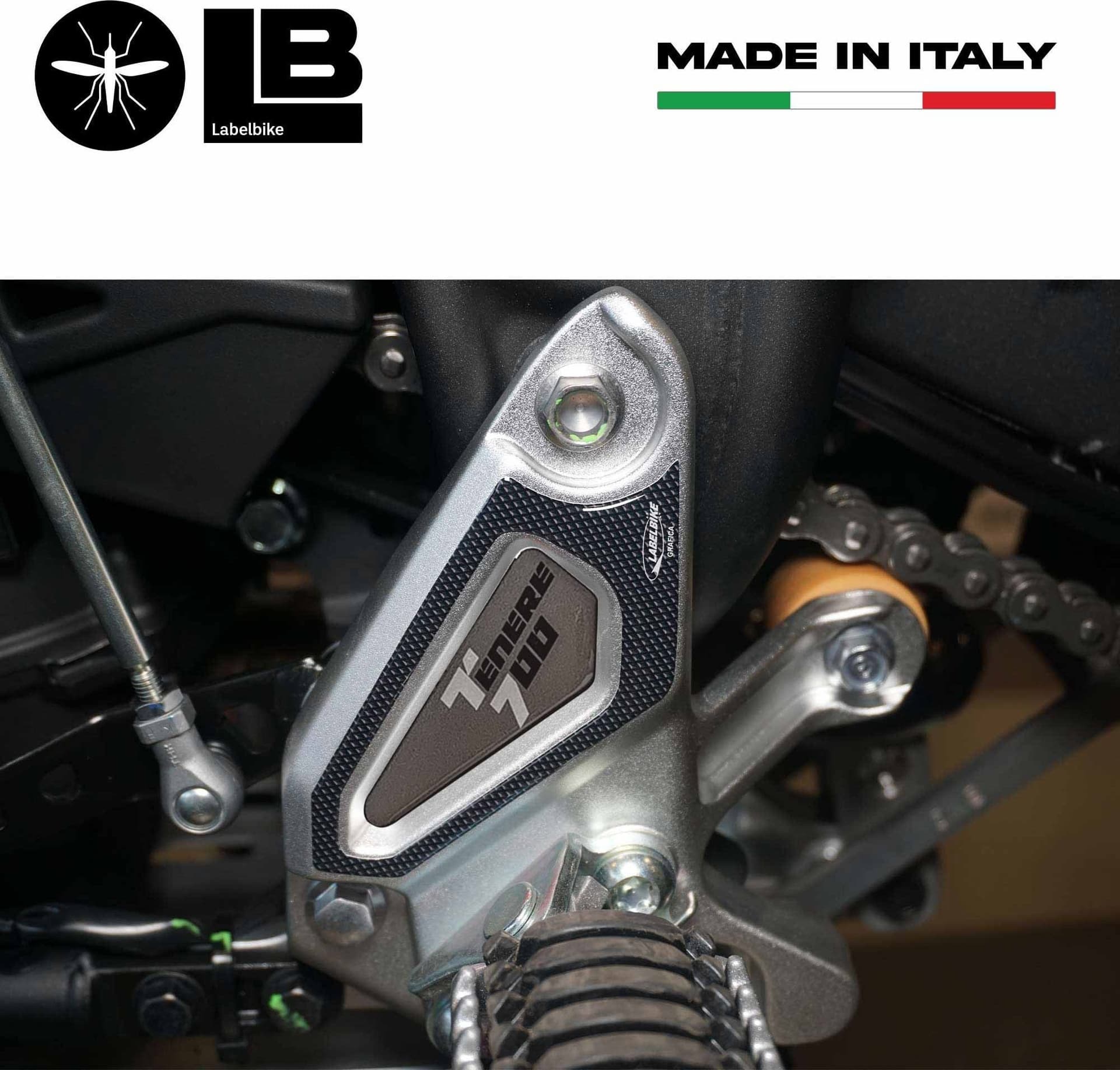 Adesivi gel 3D protezioni battitacco compatibili con Yamaha Tenere 700 2025 - 9