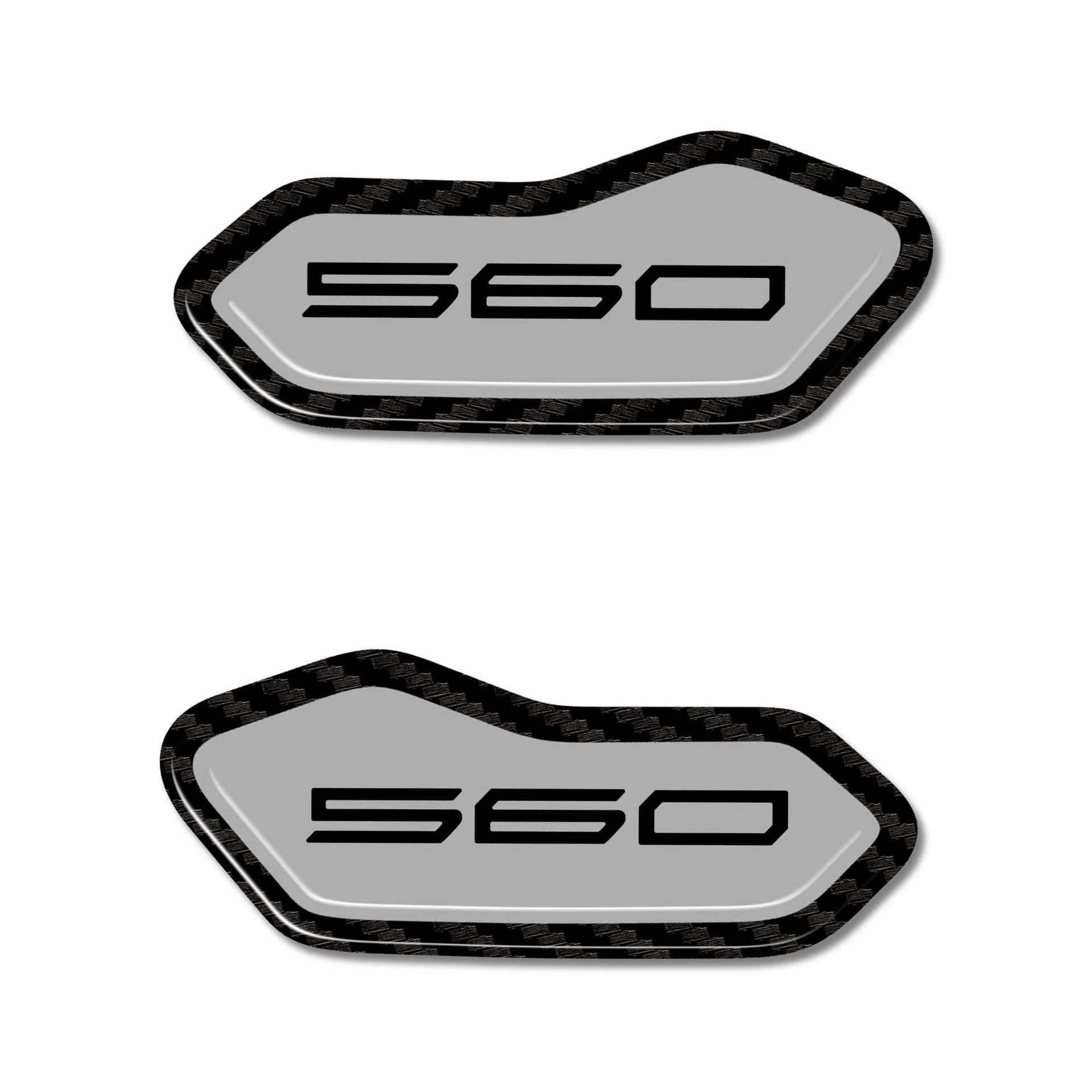 Adesivi Tappi Specchietti carene resinati 3D compatibili con Yamaha Tmax 2025 - 2