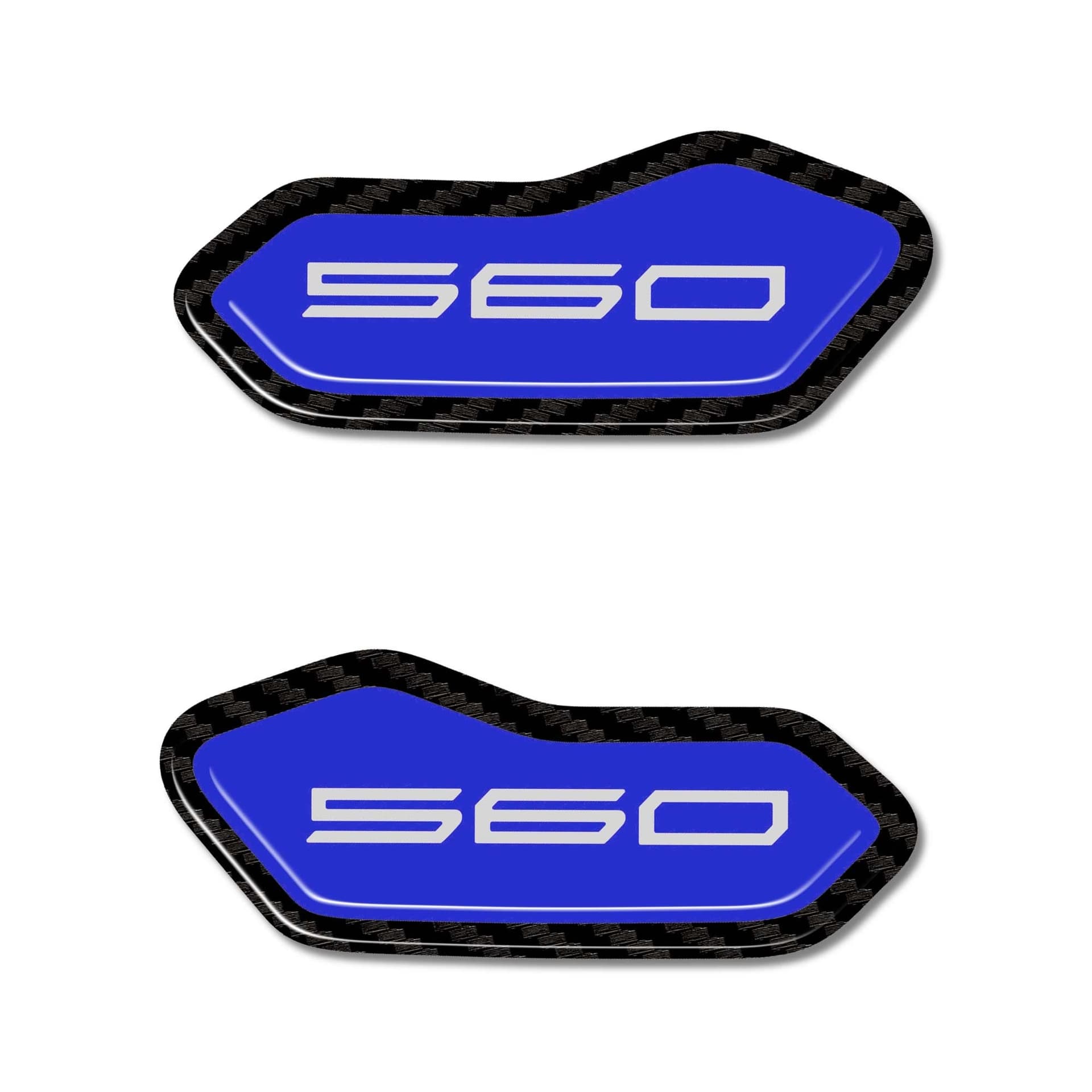 Adesivi Tappi Specchietti carene resinati 3D compatibili con Yamaha Tmax 2025 - 5