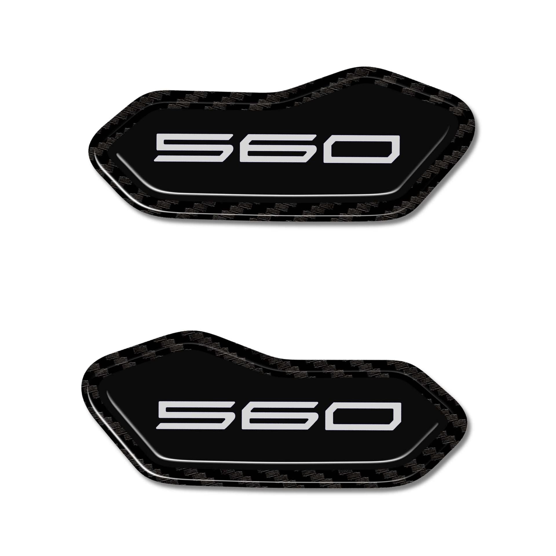 Adesivi Tappi Specchietti carene resinati 3D compatibili con Yamaha Tmax 2025 - 9