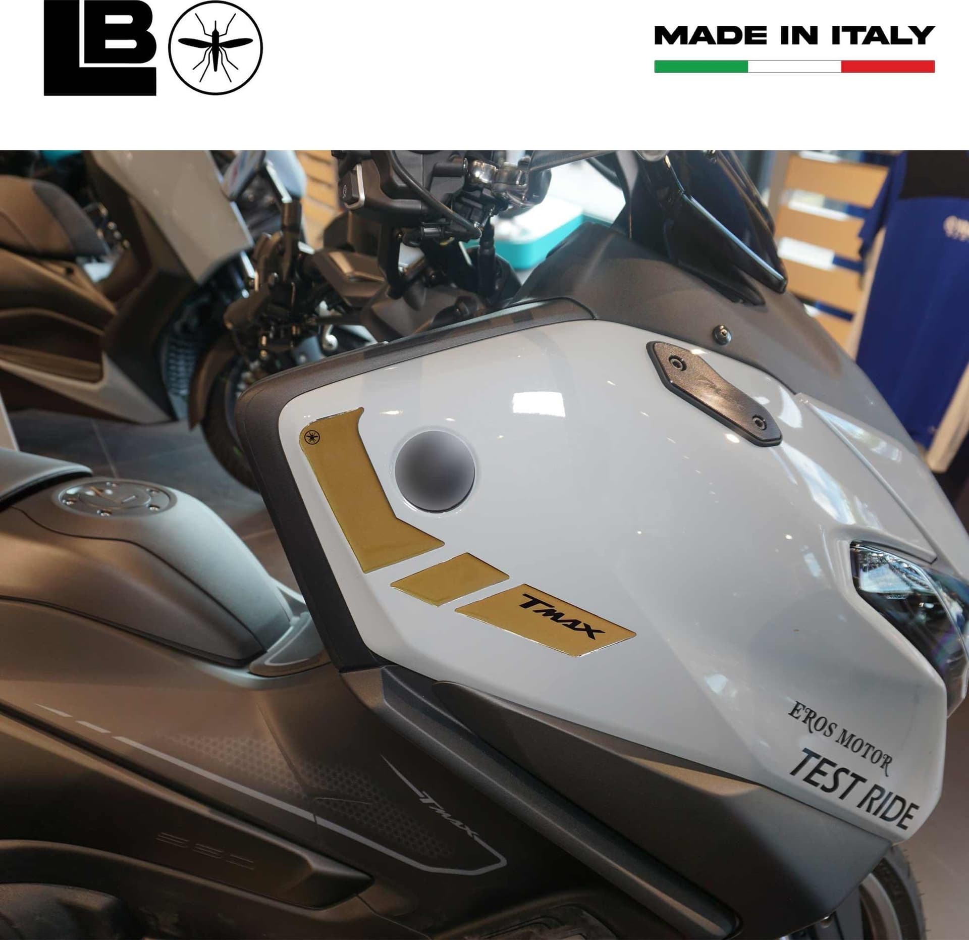 Protezioni Paraspigoli adesivi resinati gel 3D compatibili con Yamaha Tmax 2025 - 21