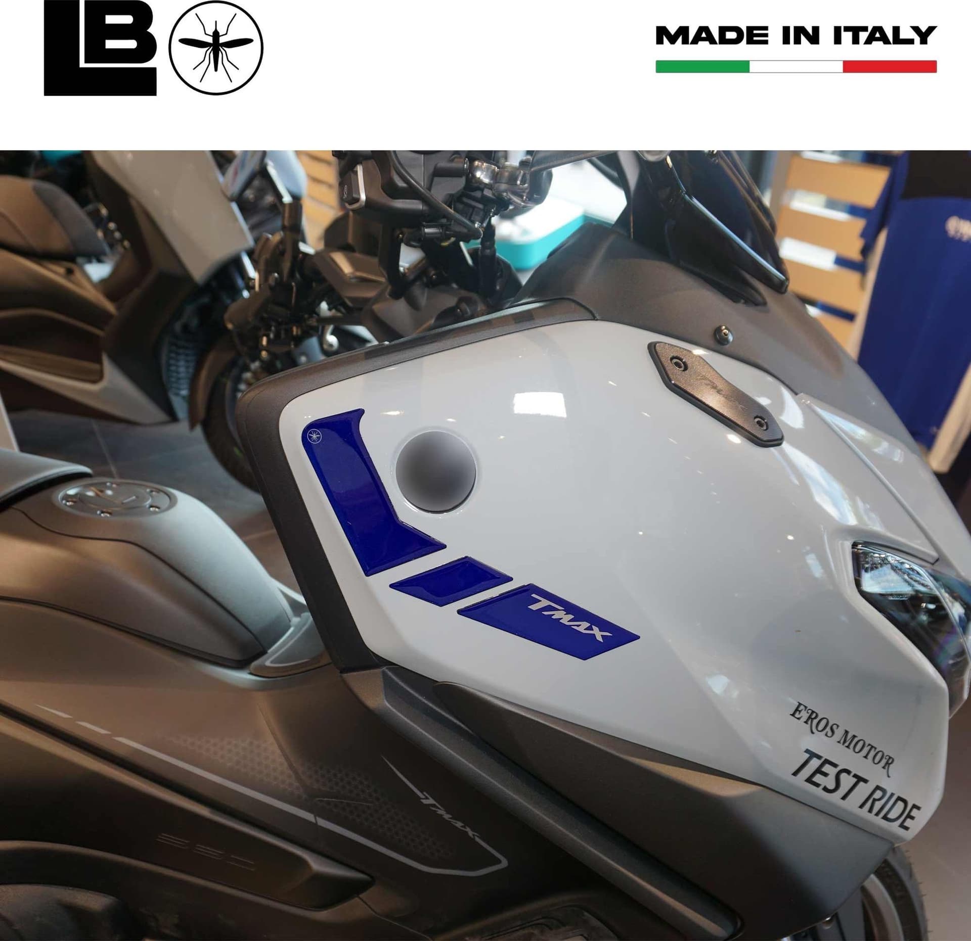 Protezioni Paraspigoli adesivi resinati gel 3D compatibili con Yamaha Tmax 2025 - 9